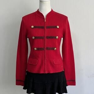 Vintage Military Napoleon Jacket XS Indie Sleaze 90s Vamp Gothic Soldier Style